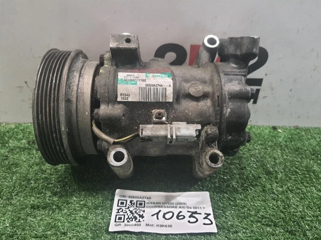 Compressore AC 92600AZ74A Nissan Nv200 2009