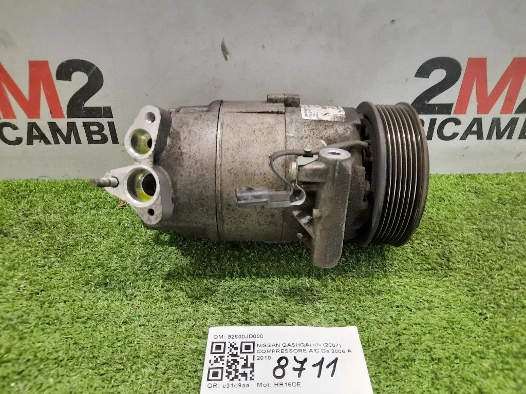 Compressore AC 92600JD000 Nissan Qashqai I 2007
