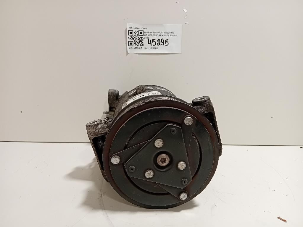 Compressore AC 92600 JD000 Nissan Qashqai I 2007