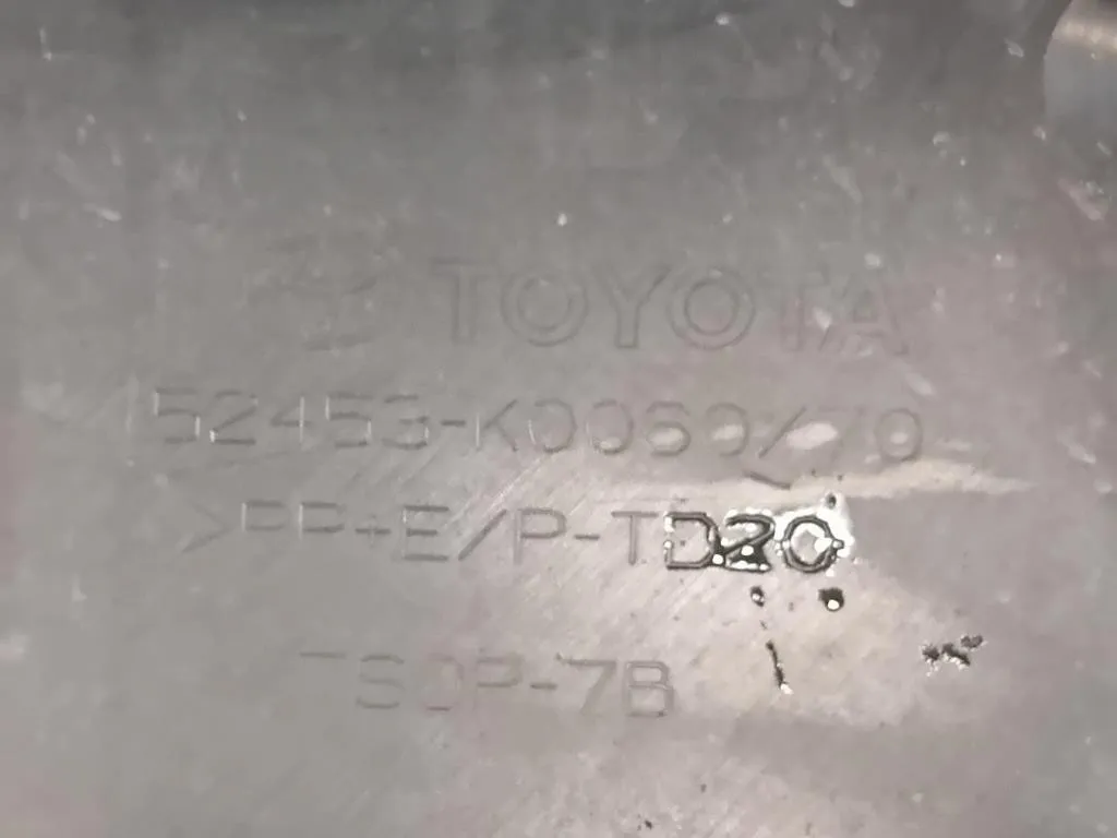 Paraurti POST 52159-K0030-40 52159K0906 Toyota Yaris V 2020