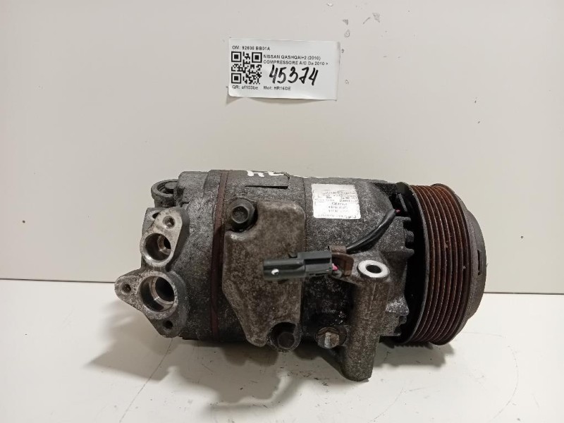Compressore AC 92600 BB01A Nissan Qashqai+2 2010