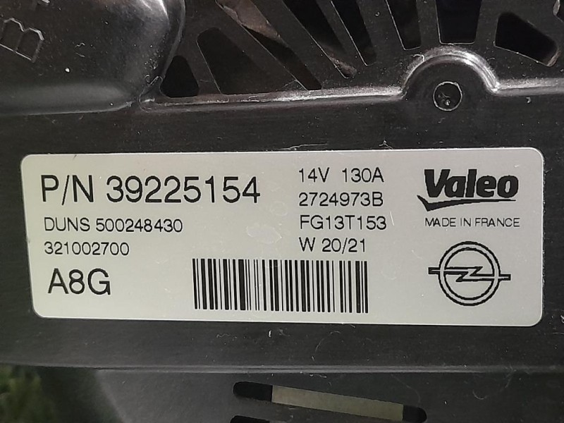 Compressore AC 39225154 Opel Astra K 2019