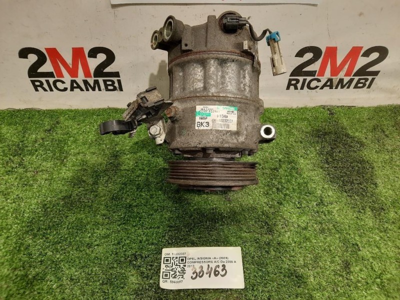 Compressore AC 13232307 Opel Insignia A 2009