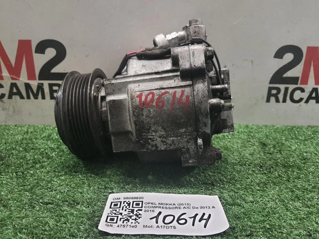 Compressore AC 95059820 Opel Mokka 2013