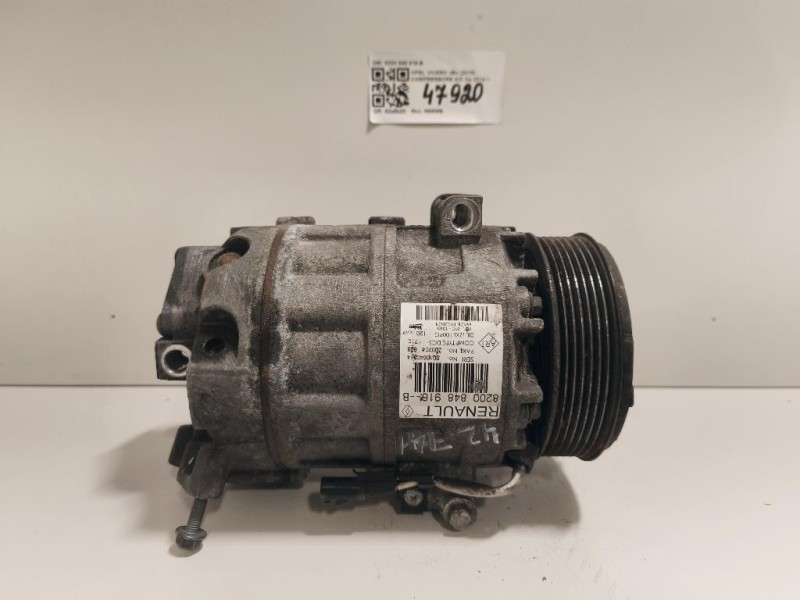 Compressore AC 8200 848 916-B Opel Vivaro B 2015