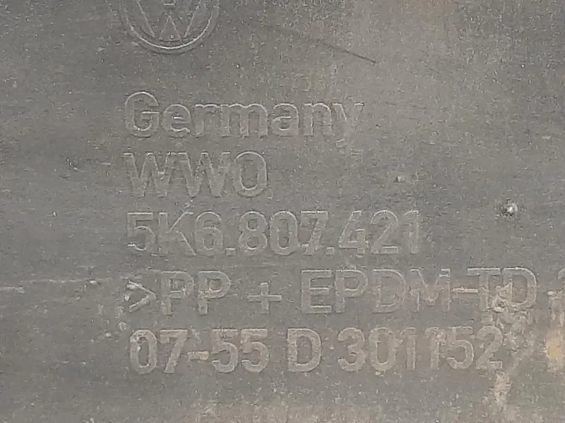 Paraurti POST 5K6 807 421 Volkswagen GOLF VI 2009