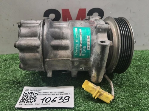 Compressore AC 9655191580 Peugeot 307 CC 2001