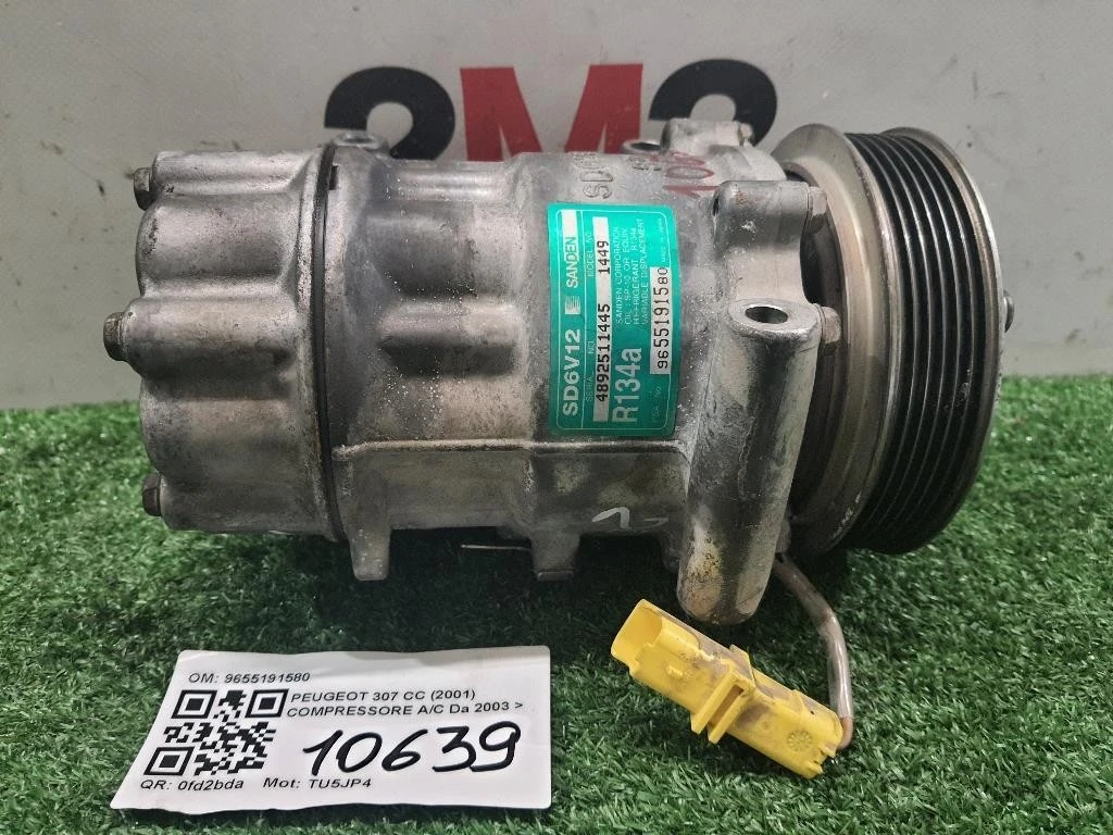 Compressore AC 9655191580 Peugeot 307 CC 2001