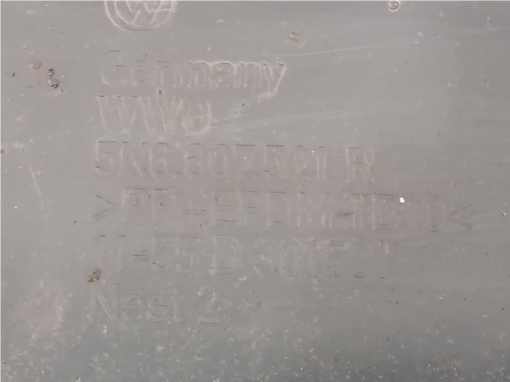 Paraurti POST 5K6807521 Volkswagen GOLF VI 2009