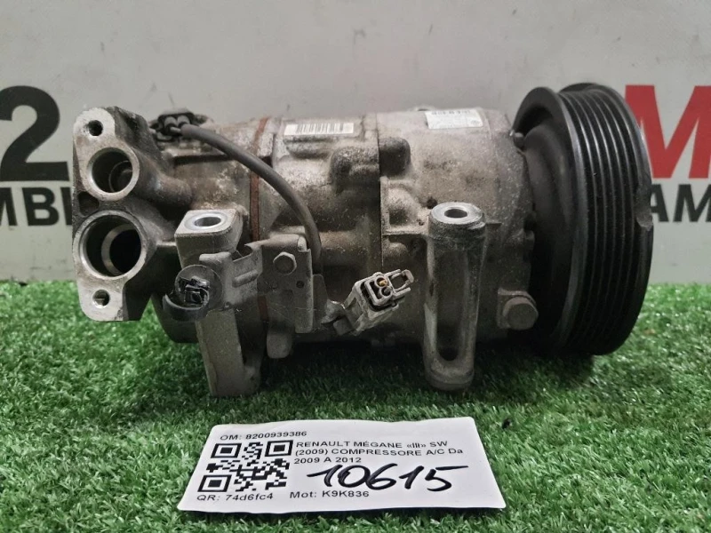 Compressore AC 8200939386 Renault Mégane III SW 2009