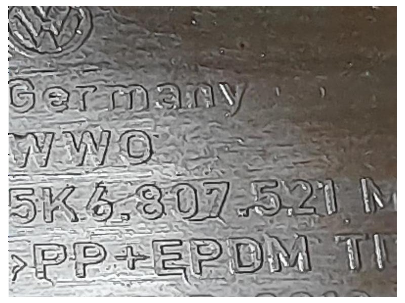 Paraurti POST 5K6807521 Volkswagen GOLF VI 2009