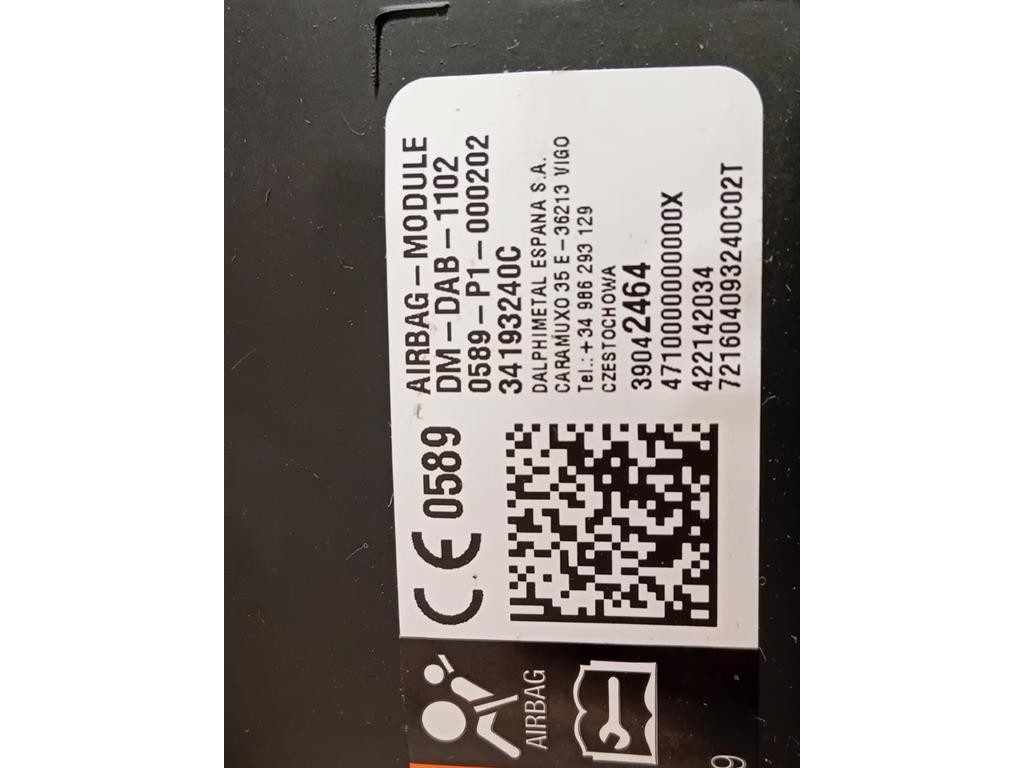 Air-bag Guidatore 39042464 Opel Astra K 2016