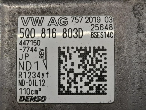 Compressore AC 757201903 Volkswagen POLO VII 2017