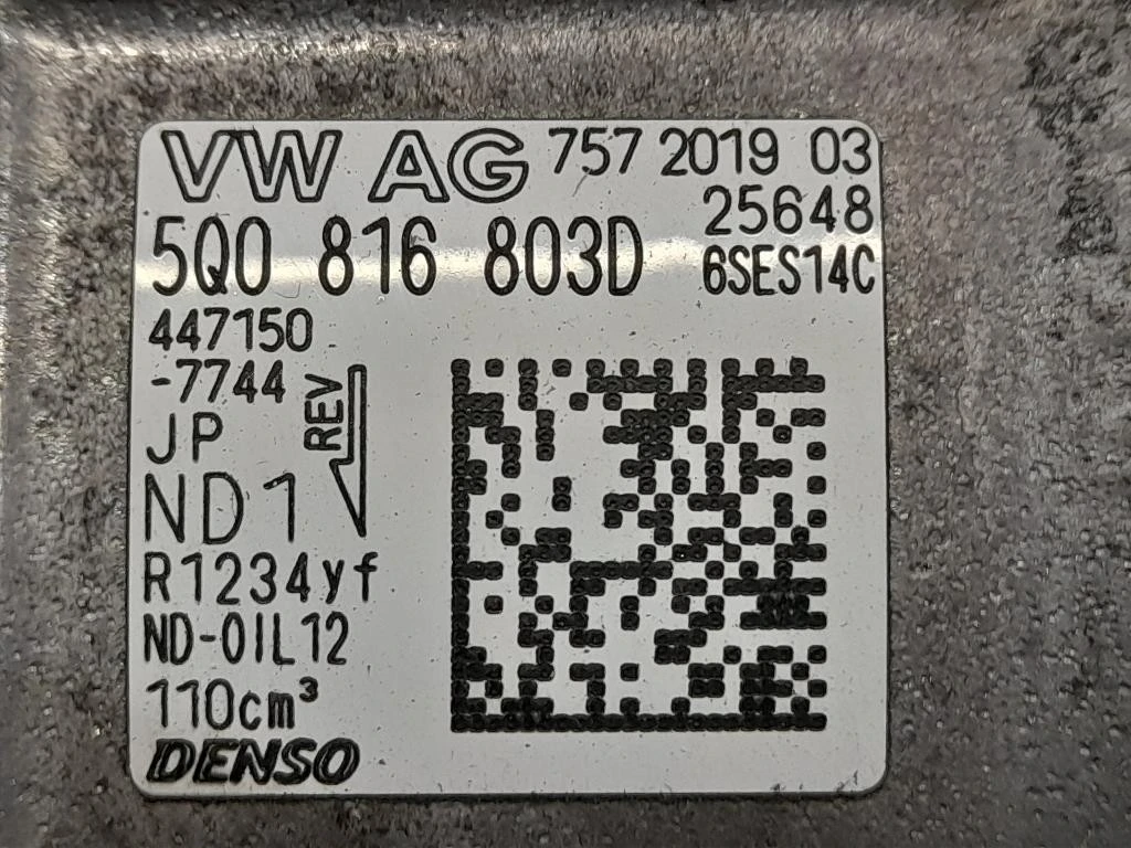 Compressore AC 757201903 Volkswagen POLO VII 2017