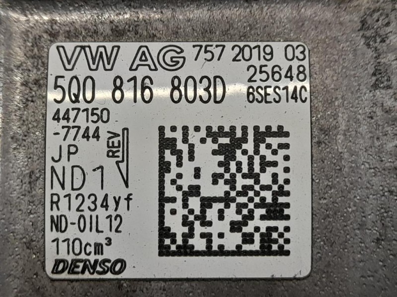 Compressore AC 757201903 Volkswagen POLO VII 2017