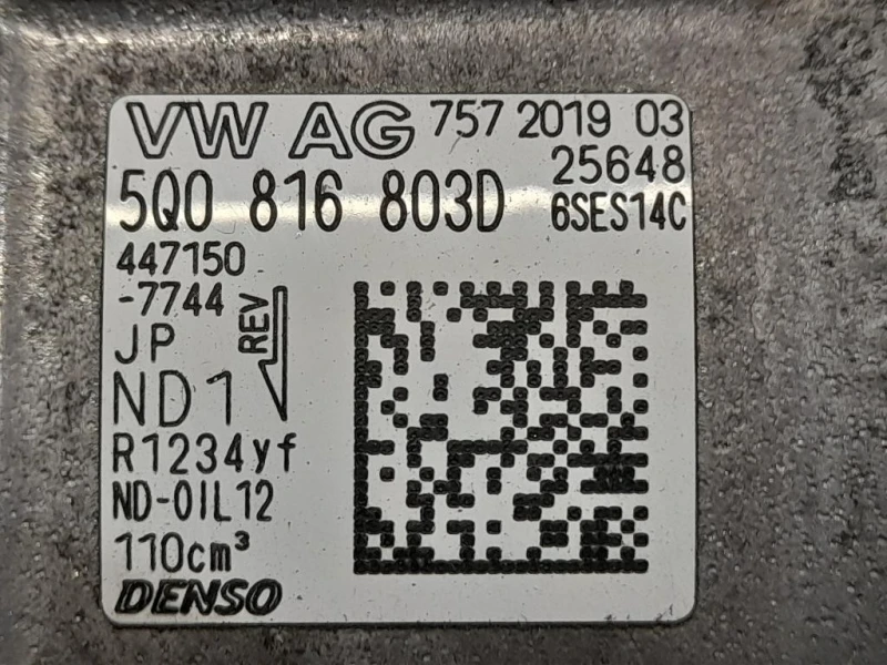 Compressore AC 757201903 Volkswagen POLO VII 2017