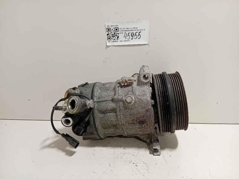 Compressore AC 36011357 Volvo V40 II 2012