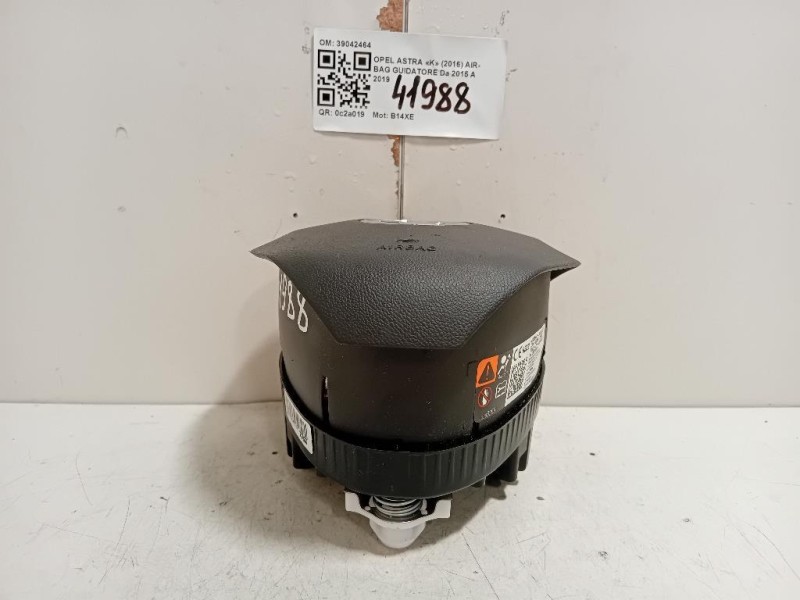 Air-bag Guidatore 39042464 Opel Astra K 2016
