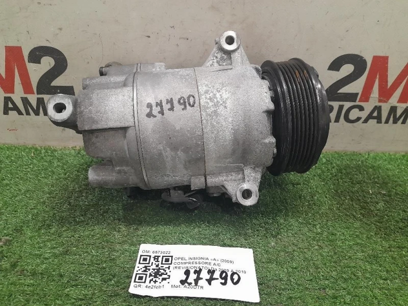 Compressore AC Revisionato 6573022 Opel Insignia A 2009