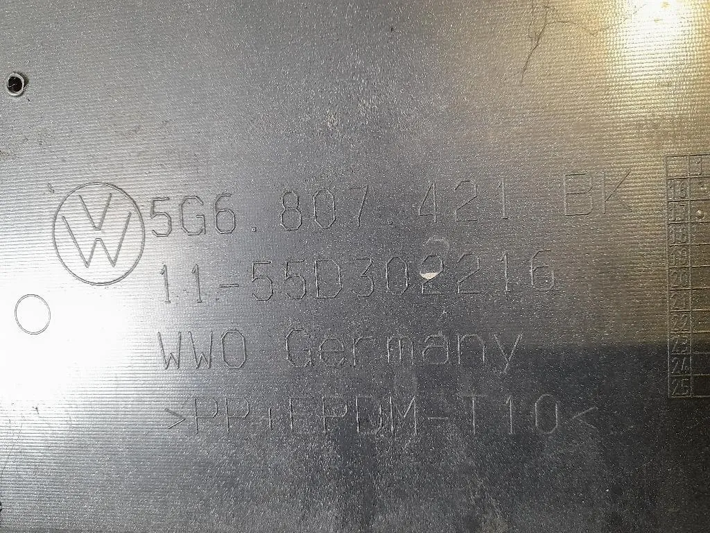 Paraurti POST NUDO 5G6807421BK Volkswagen GOLF VII 2017