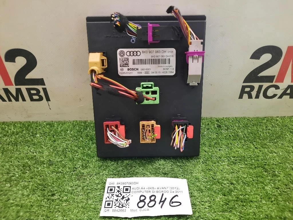 Computer DI Bordo 8K0907063DH Audi A4 8K5 Avant 2012
