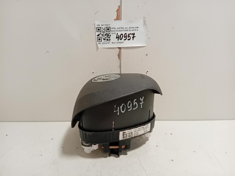 Air-bag Guidatore 39118077 Opel Astra K 2016