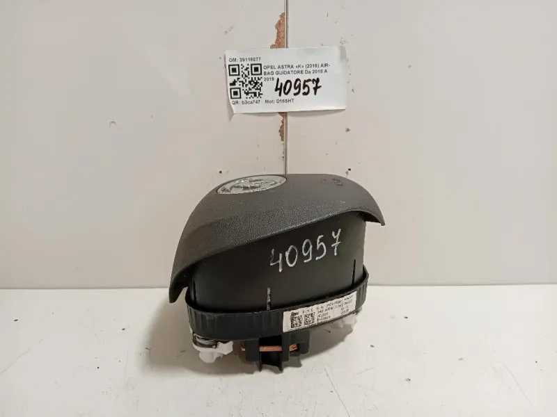 Air-bag Guidatore 39118077 Opel Astra K 2016