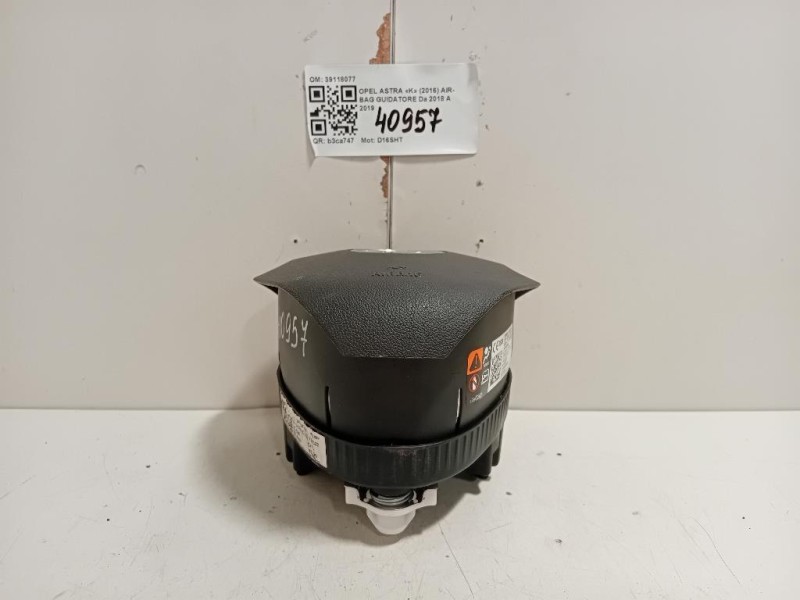 Air-bag Guidatore 39118077 Opel Astra K 2016