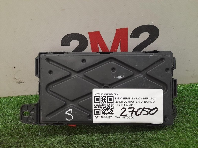 Computer DI Bordo 61359329700 Bmw Serie 1 F20 Berlina 2012