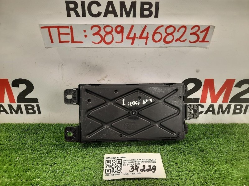 Computer DI Bordo 61359329700 Bmw Serie 1 F20 Berlina 2012