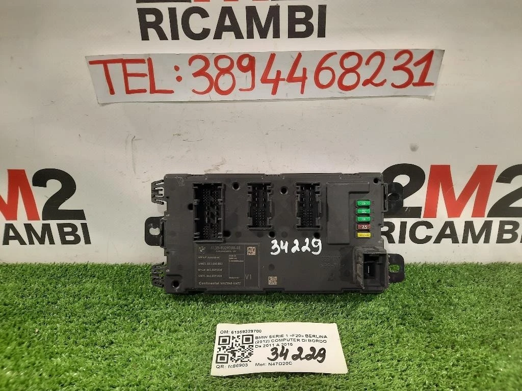 Computer DI Bordo 61359329700 Bmw Serie 1 F20 Berlina 2012