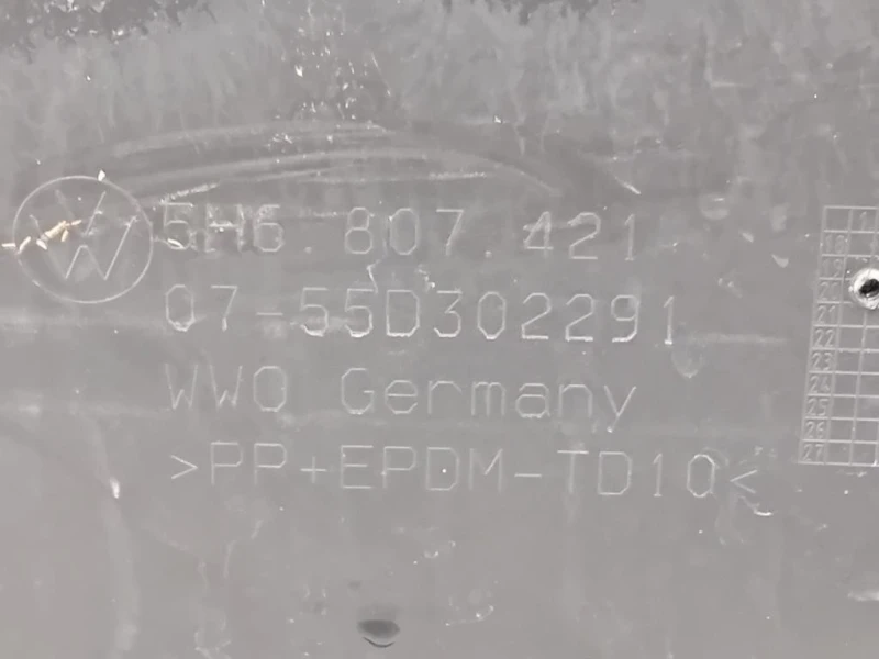 Paraurti POST 5H6807421 Volkswagen GOLF VIII 2019