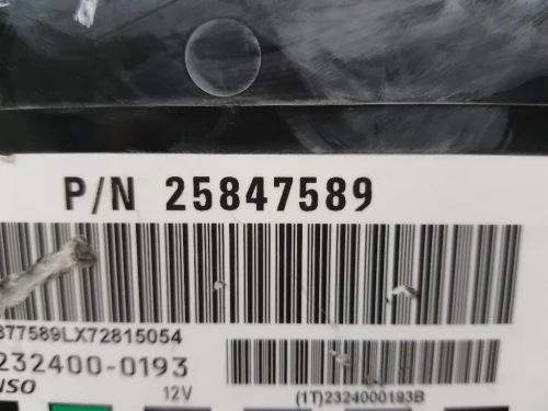 Computer DI Bordo 25847589 Chevrolet Captiva I 2007