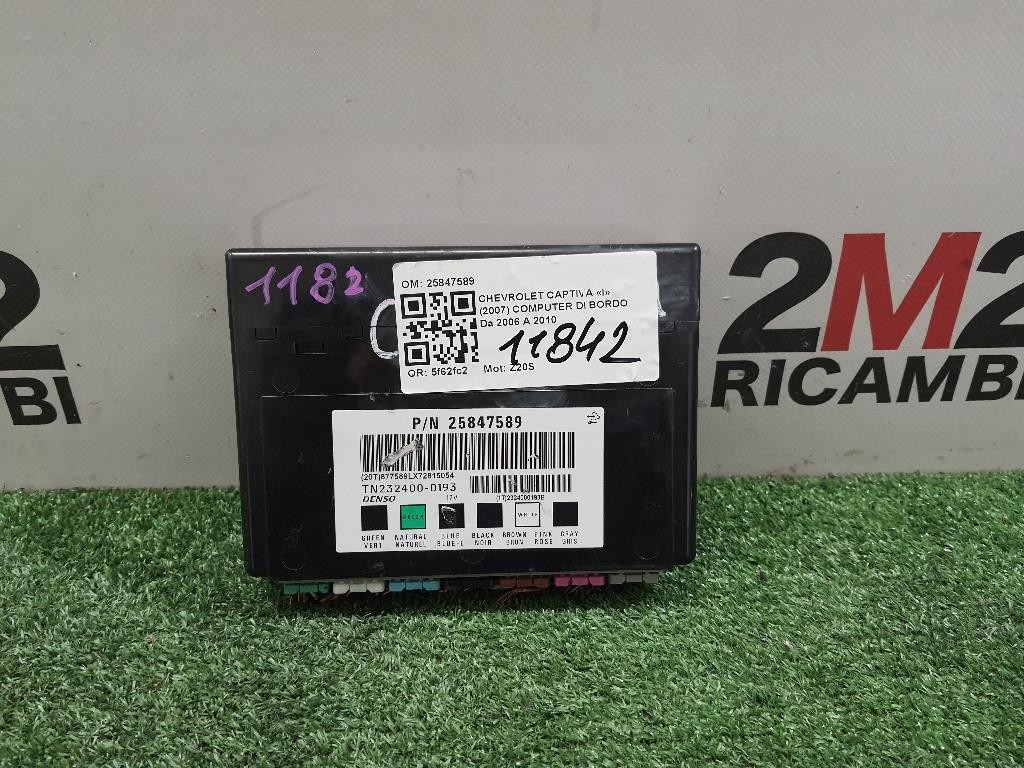 Computer DI Bordo 25847589 Chevrolet Captiva I 2007