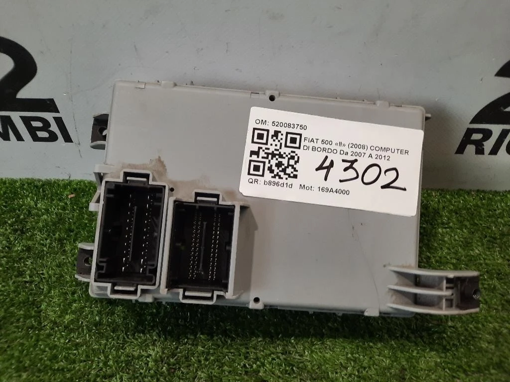 Computer DI Bordo 00520083750 BODY Fiat 500 II 2008