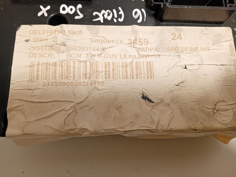 Computer DI Bordo 00520314410 Fiat 500X 2015