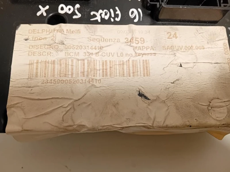 Computer DI Bordo 00520314410 Fiat 500X 2015