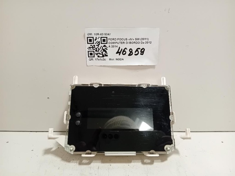 Computer DI Bordo 10R-03 5347 Ford Focus IV SW 2011