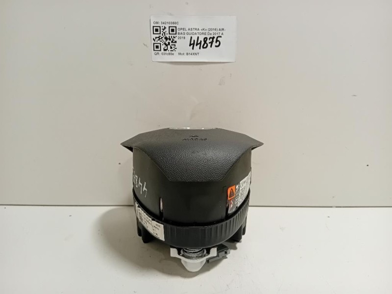 Air-bag Guidatore 34210358C Opel Astra K 2016