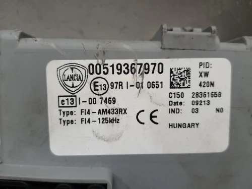 Computer DI Bordo 51936797 Lancia Ypsilon III 2011