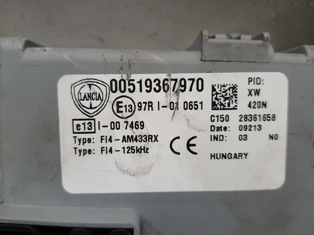 Computer DI Bordo 51936797 Lancia Ypsilon III 2011