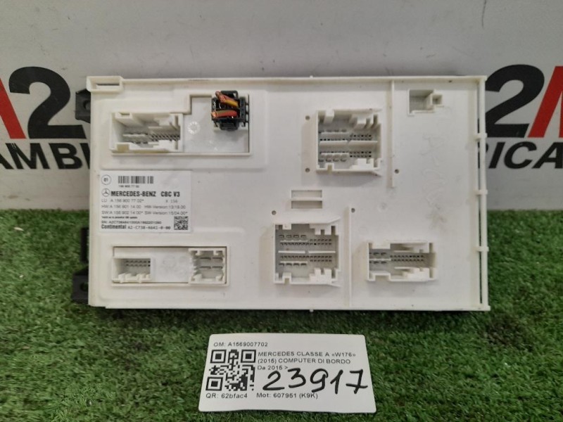 Computer DI Bordo A1569007702 Mercedes Classe A W176 2015