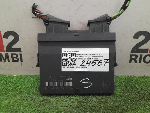 Computer DI Bordo A2098205926 Mercedes Classe CLK C209 2003