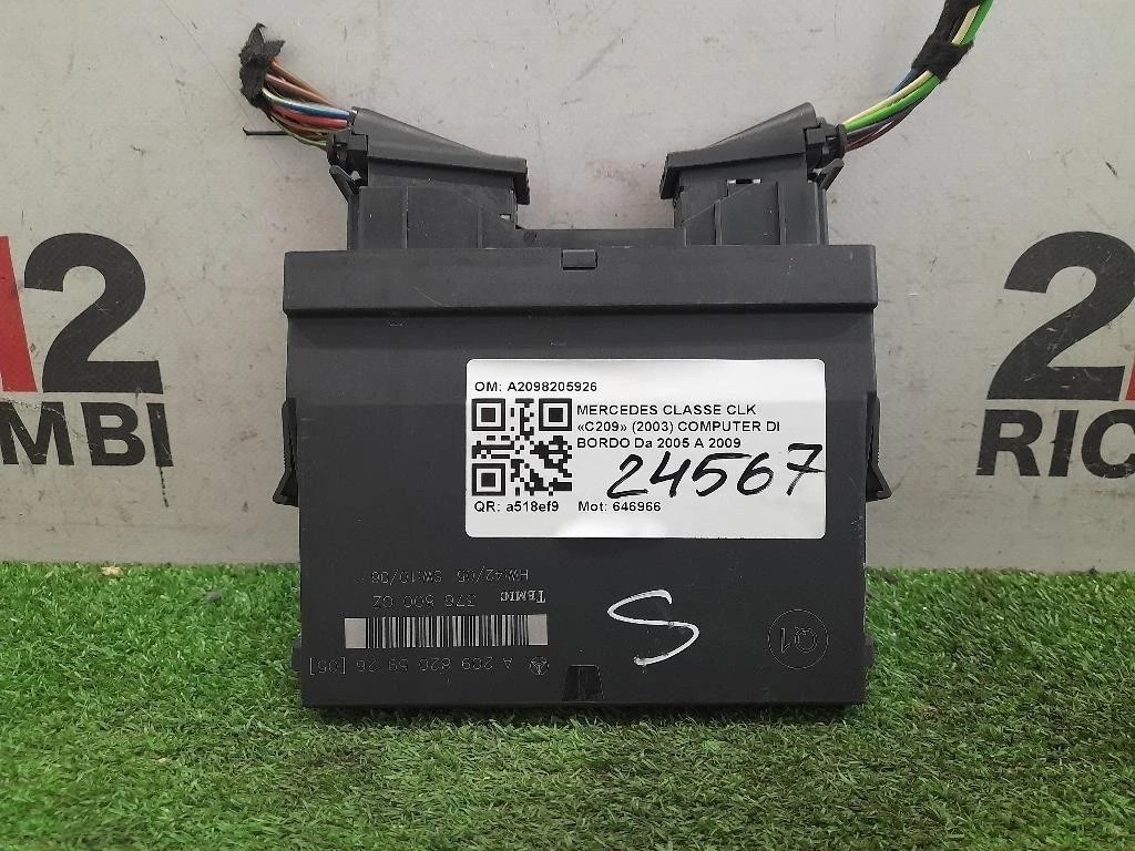 Computer DI Bordo A2098205926 Mercedes Classe CLK C209 2003