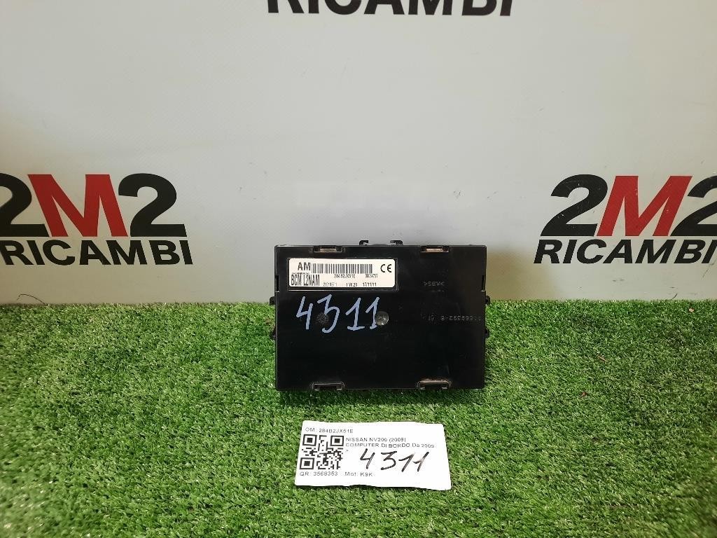 Computer DI Bordo 284B2JX51E Nissan Nv200 2009