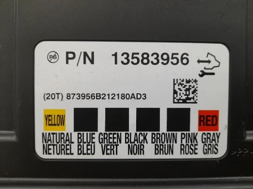 Computer DI Bordo 13583956 Opel Astra J 2010