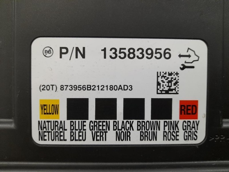 Computer DI Bordo 13583956 Opel Astra J 2010