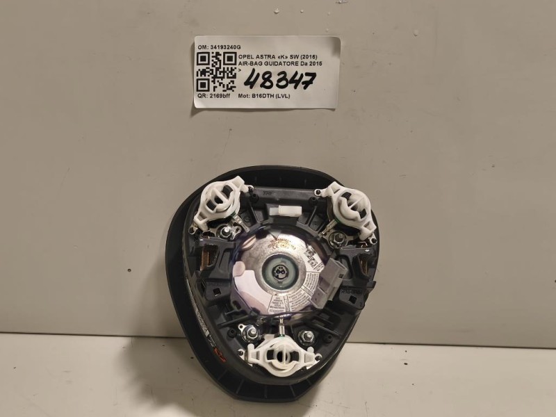 Air-bag Guidatore 34193240G Opel Astra K SW 2016