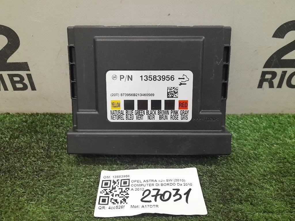 Computer DI Bordo 13583956 Opel Astra J SW 2010
