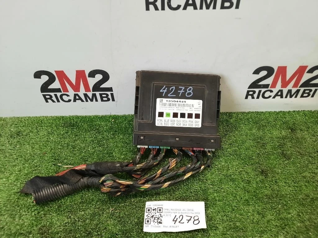Computer DI Bordo 13504449 MODULO Opel Insignia A 2009